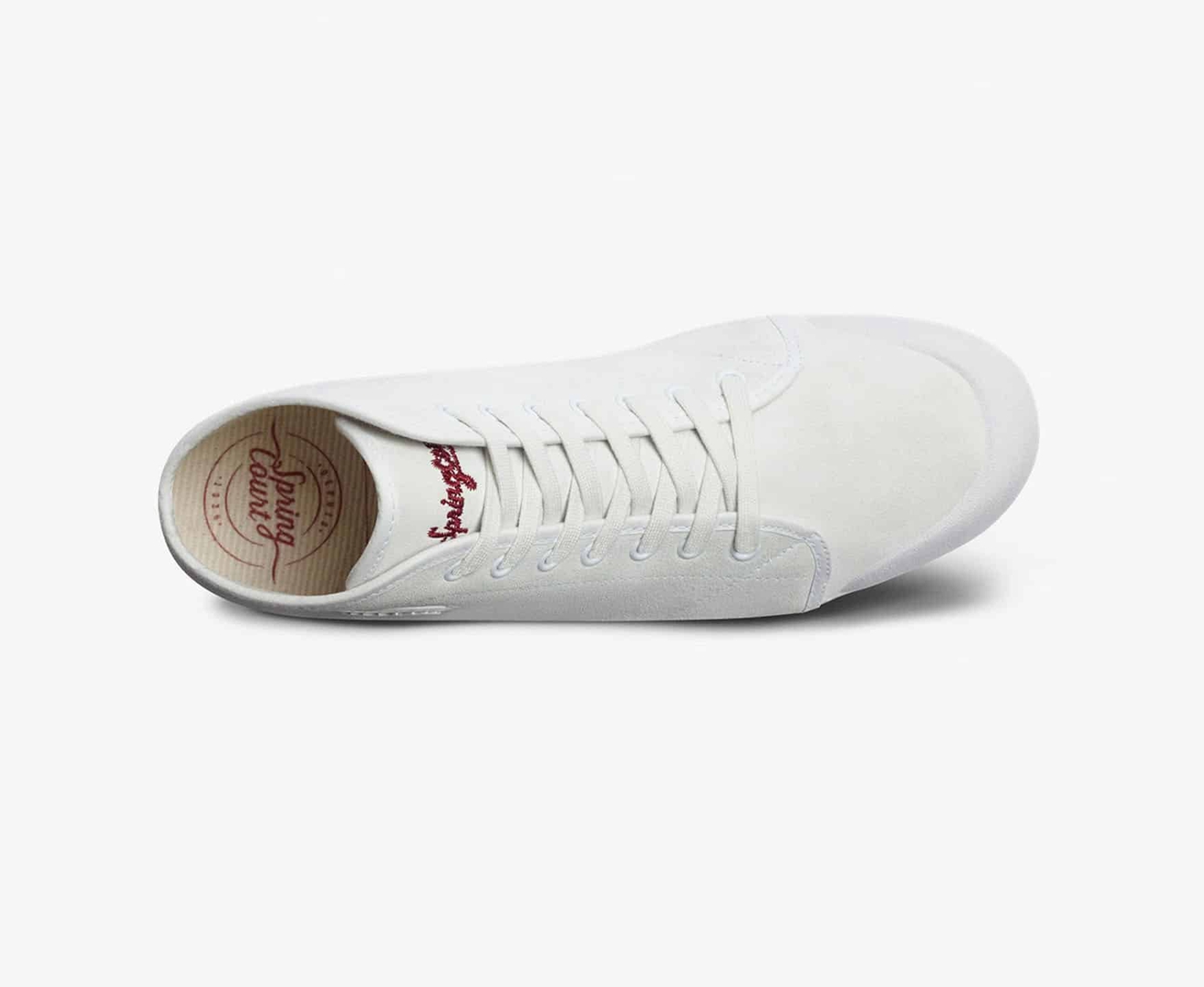 Spring Court B2 SUEDE Men's Trainers White | South Africa-67DMUHGQF